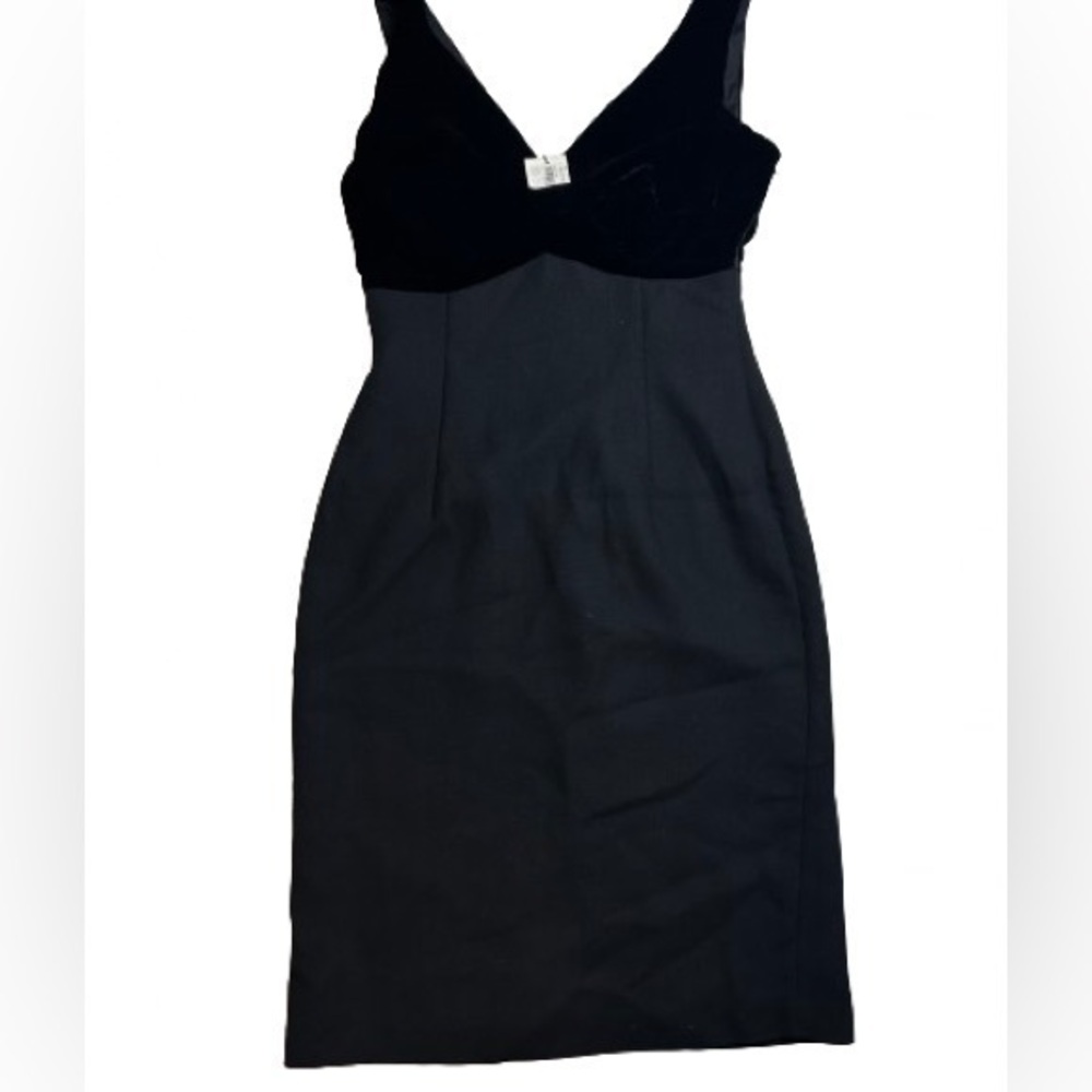 L.K. Bennett Liz‎ black velvet dress